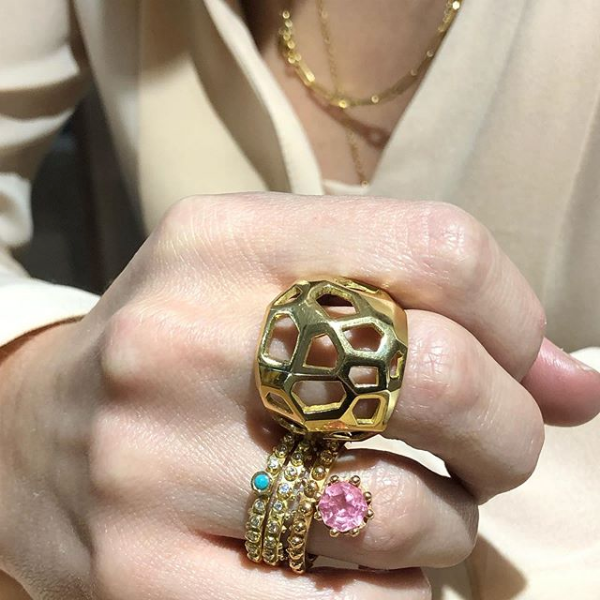 FACETTE CAGE RING